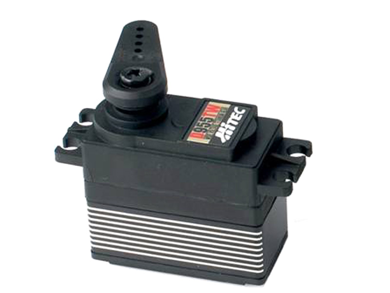 Hitec D955TW High Torque Titanium Gear Servo (333oz-in|0.17sec@6.0V 403oz-in|0.12sec@7.4V|1.57 x 0.79 x 1.45