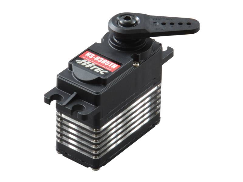 Hitec HS-8385TH Digital High Torque HV HR, Airplane Coreless Ti Gear, Dual BB Servo (485oz/in | 0.14sec | 1.57 x 0.79 x 1.50