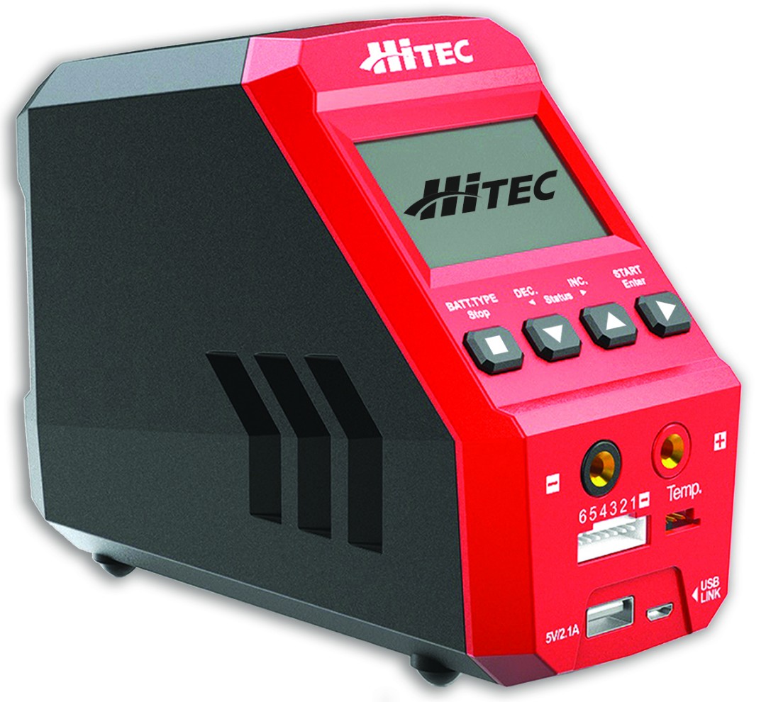 Hitec RDX1 AC/DC Battery Charger/Discharger - Click Image to Close