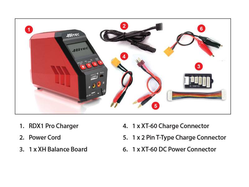 Hitec RDX1 Pro Battery Charger - Click Image to Close