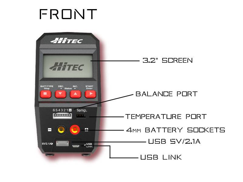 Hitec RDX1 Pro Battery Charger