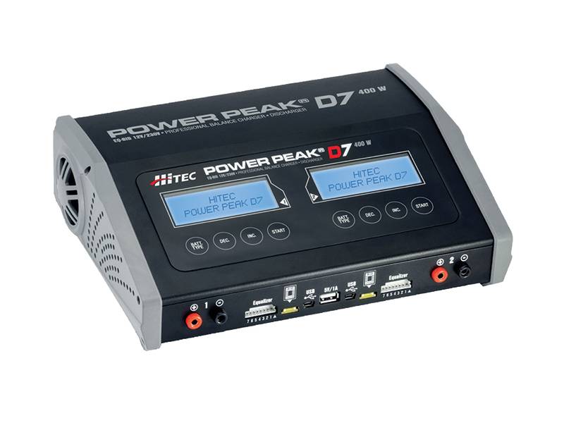 Hitec Power Peak D7 AC/DC Battery Charging Station