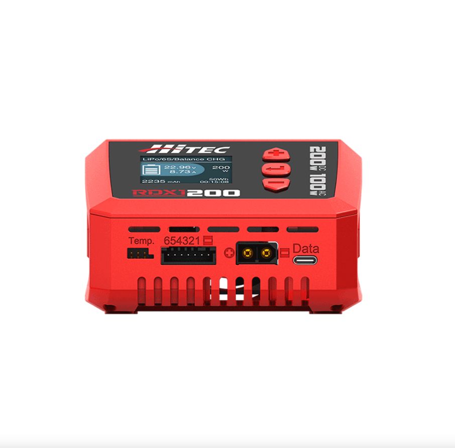 Hitec RDX1 200 - One Port 200W DC 100W AC Battery Charger