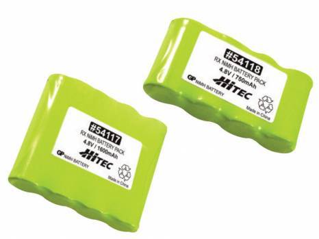 Hitec 750mAh 4.8v NiMH Battery Flat Pack 