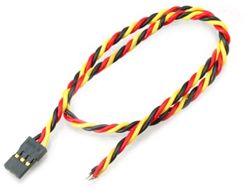 Hitec Twisted HD-Male Servo Wire/Connector