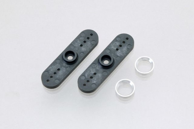 Hitec HD Servo Horn w/Metal Ring for Car/Heli (2pcs)