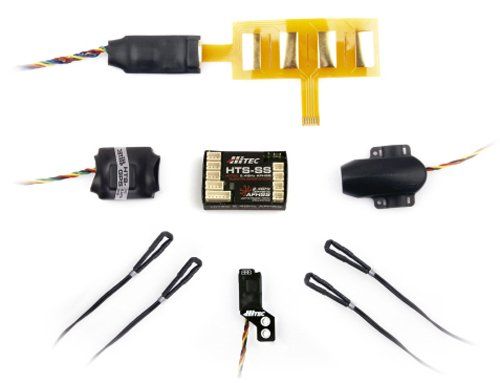 Hitec HTS-SS Full Telemetry Combo Pack - Sensor Station, 2 x RPM(1 Optical & 1 Magnetic),4 x Temp, GPS, Fuel Sensor