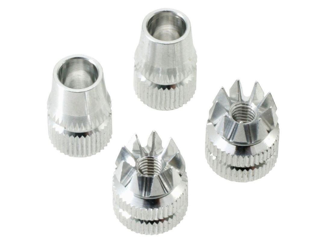 Hitec Silver Transmitter Stick Ends