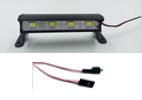 1/10 Aluminum Light Bar - 4 LEDs - Black