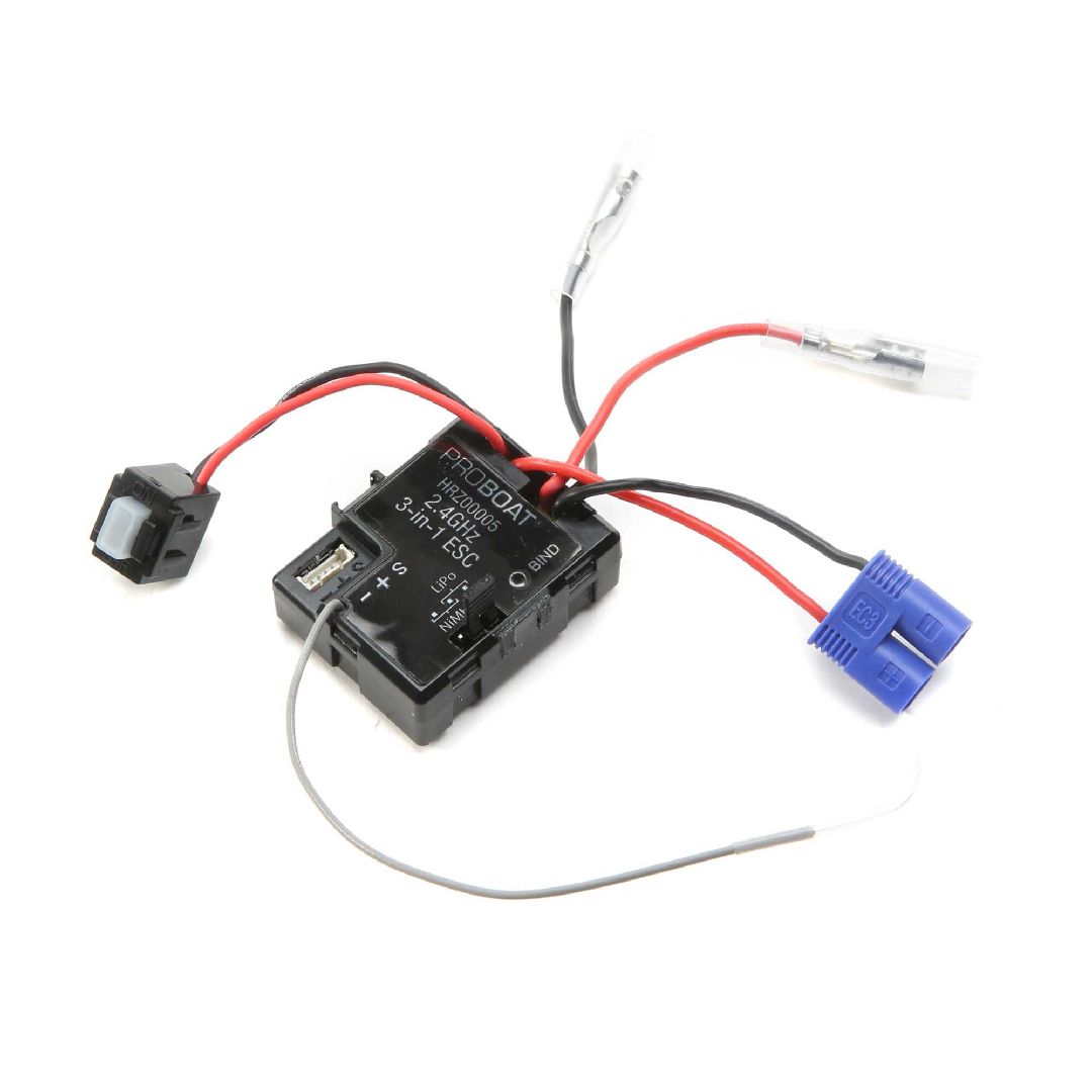 ESC/Receiver, 2.4GHz: 9-inch Sprintjet
