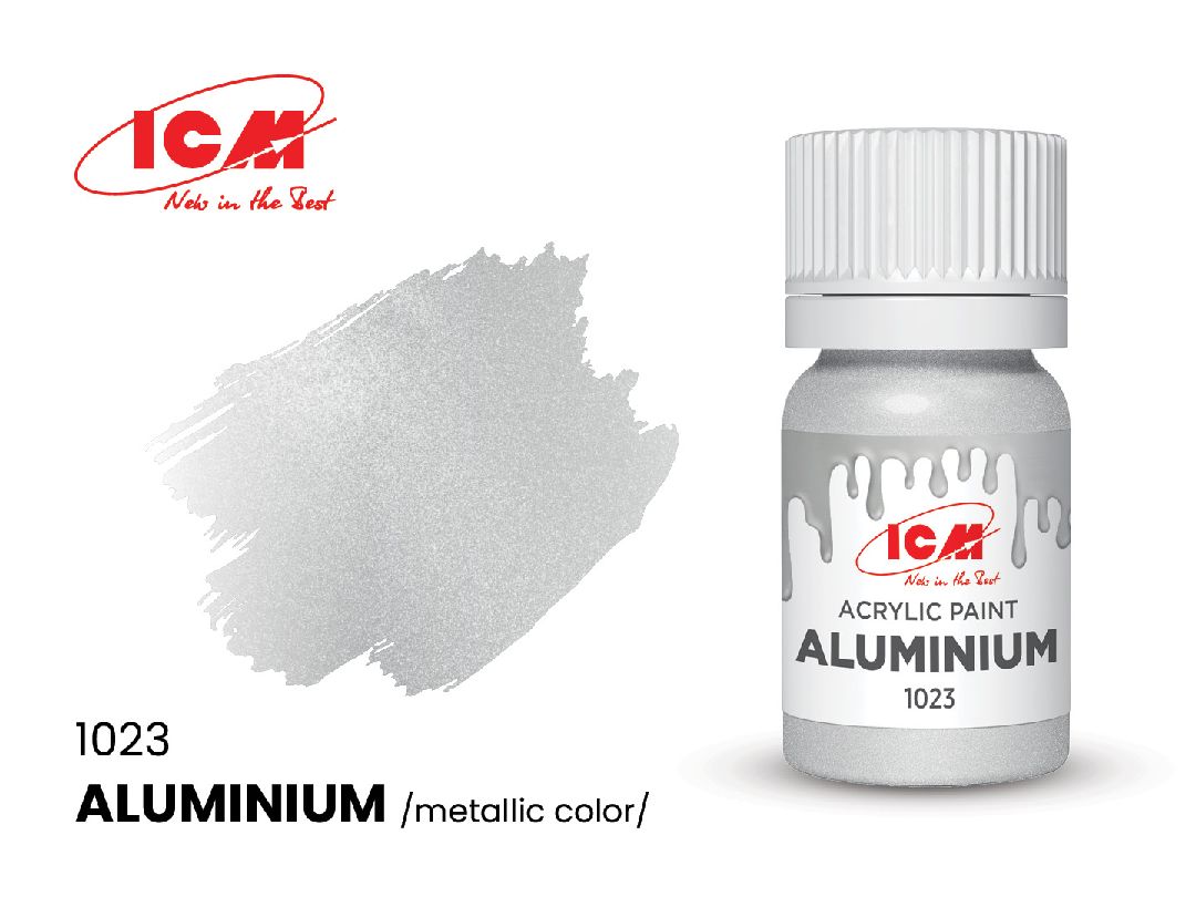 ICM Metallic Colours - Aluminium bottle, 12 ml (8 Pack)