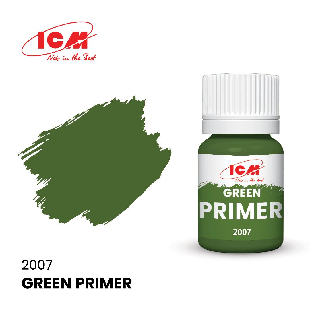 ICM Primers Colours - Primer Green bottle, 17 ml (8 Pack)