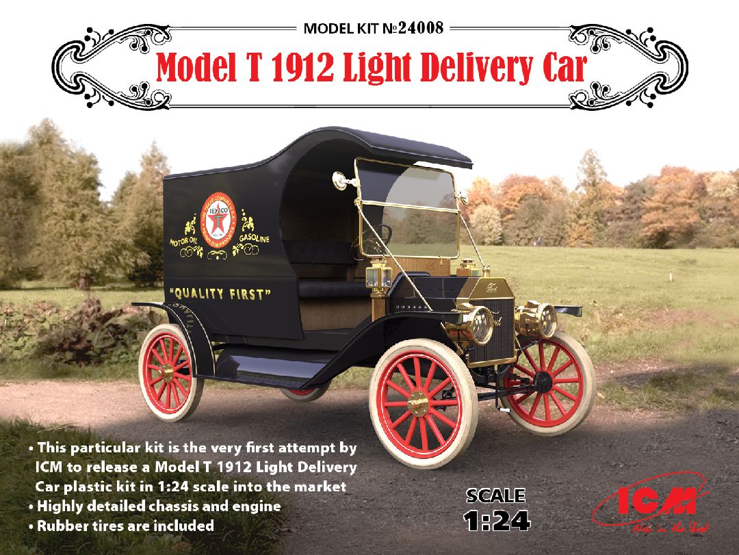ICM 1/24 Model T 1912 Light Delivery Car
