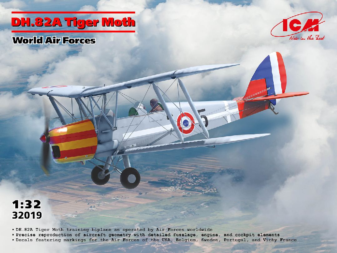 ICM 1/32 DH.82A Tiger Moth of the World Air Forces