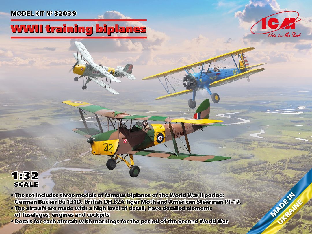 ICM 1/32 WWII training biplanes