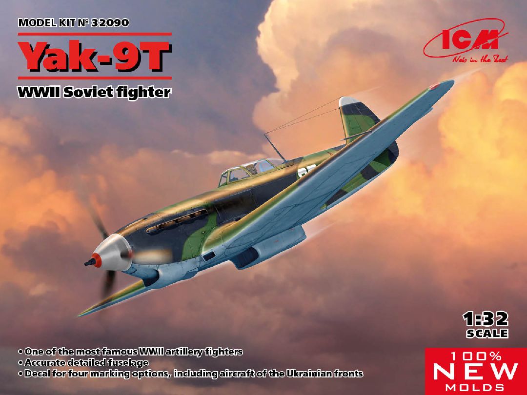 ICM 1/32 Yak-9T, WWII Soviet fighter