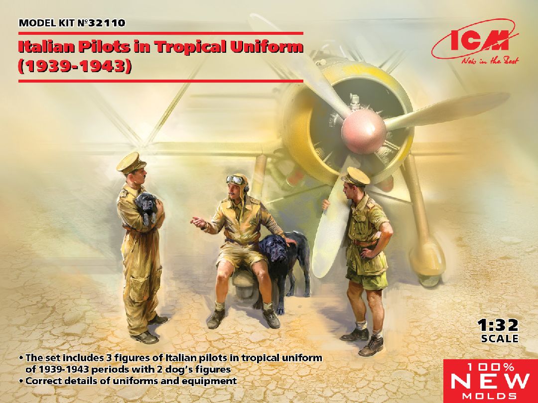 ICM 1/32 Italian Pilots in Tropical Uniform (1939-1943)
