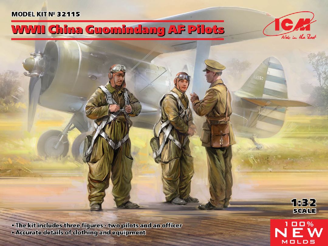 ICM 1/32 WWII China Guomindang AF Pilots