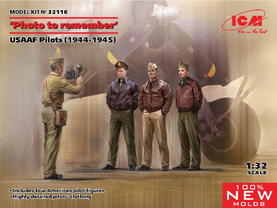 ICM 1/32 Photo to remember', USAAF Pilots (1944-1945)