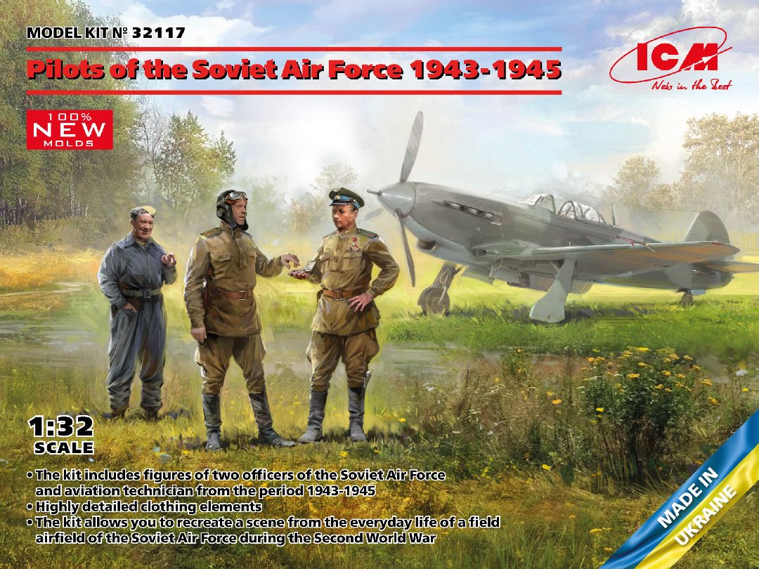 ICM 1/32 Pilots of the Soviet Air Force (1943-1945)