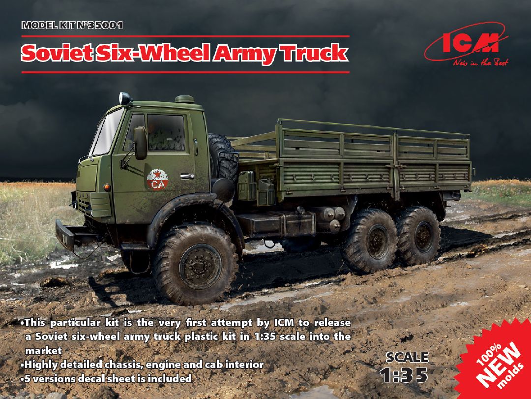 ICM 1/35 Soviet Six-Wheel Army Truck