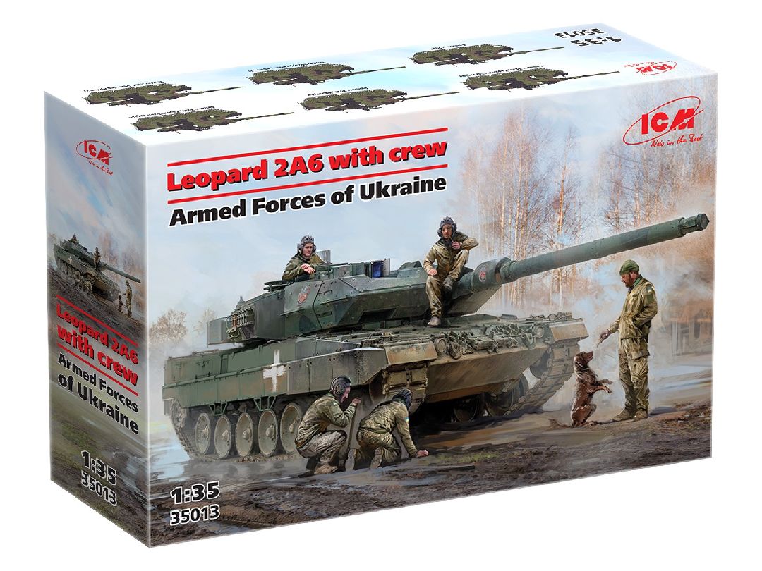 ICM 1/35 Leopard 2A6 of the Armed Forces of Ukraine with crew