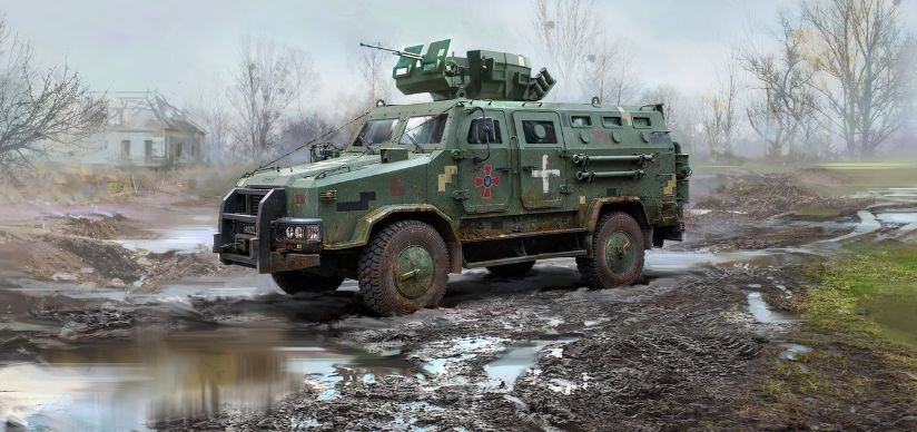 ICM 1/35 'Kozak-2', Ukrainian MRAP-class Armored Vehicle