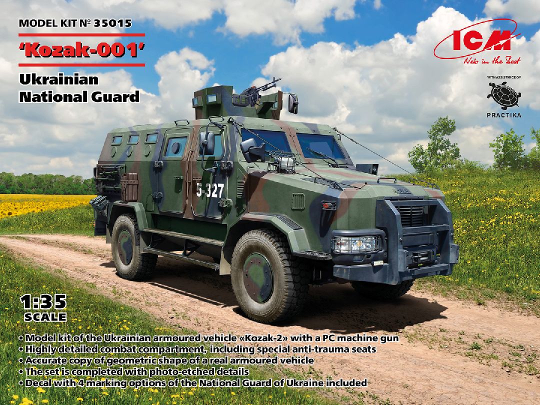 ICM 1/35 'Kozak-001' Ukrainian National Guard