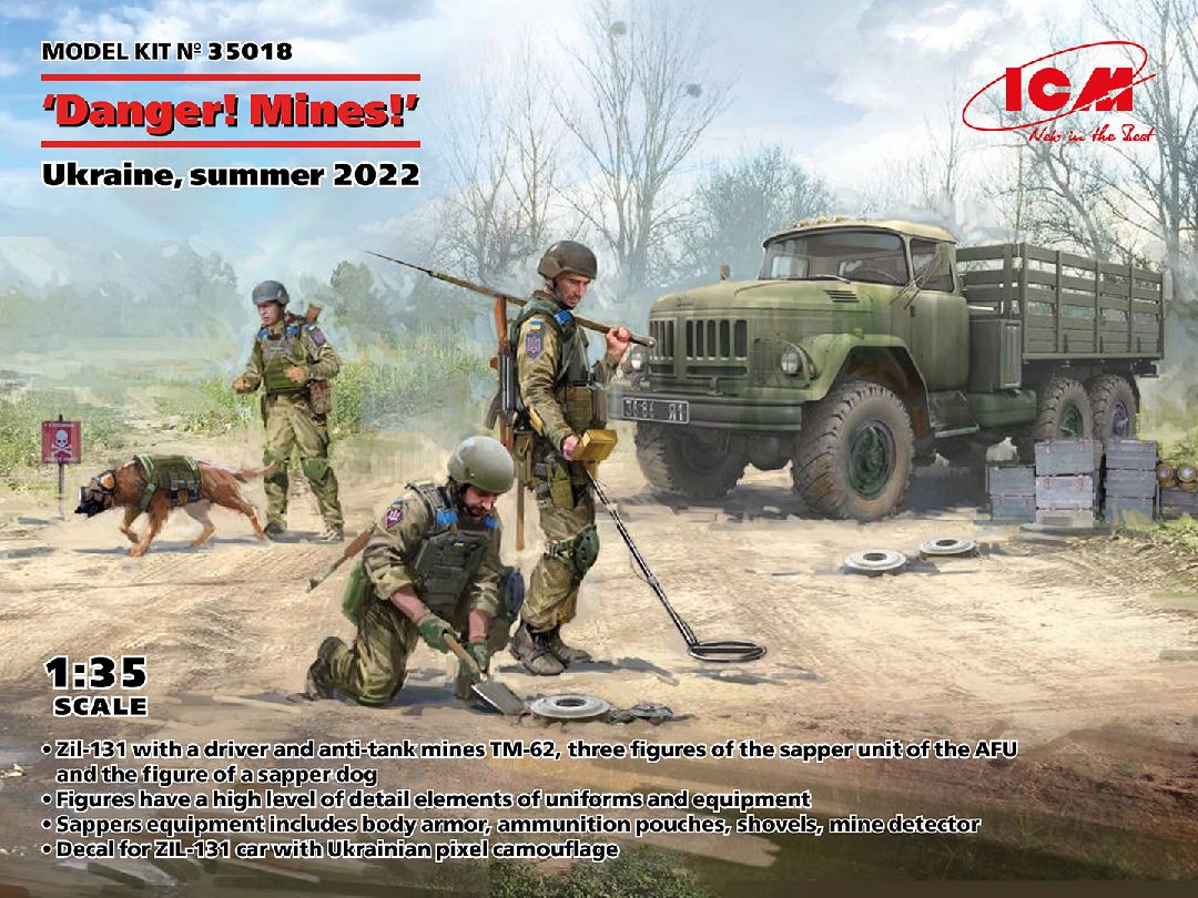 ICM 1/35 Danger! Mines!' Ukraine, summer 2022