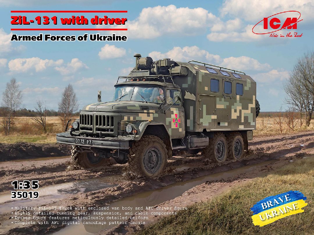 ICM 1/35 ZiL-131 of the Armed Forces of Ukraine with driver
