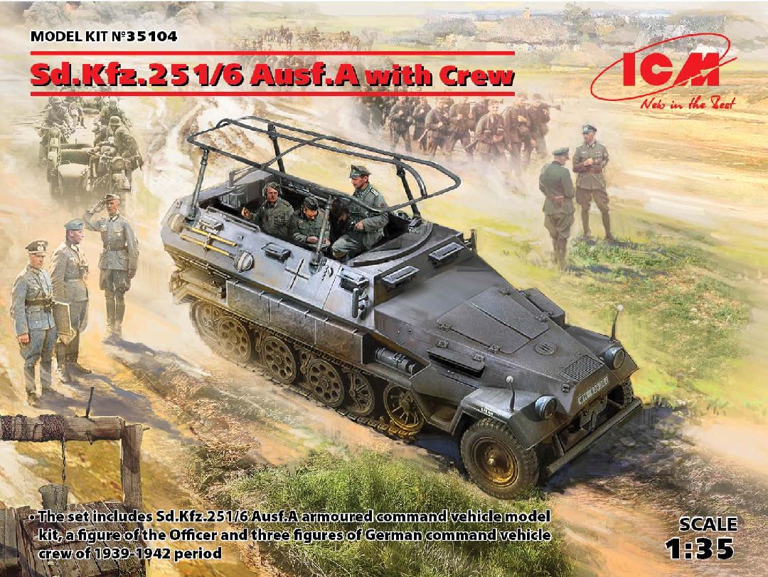 ICM 1/35 Sd.Kfz.251/6 Ausf.A with Crew