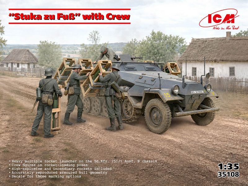 ICM 1/35 "Stuka Zu FuB" with Crew