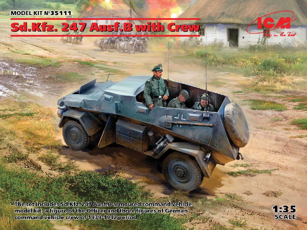ICM 1/35 Sd.Kfz. 247 Ausf.B with Crew