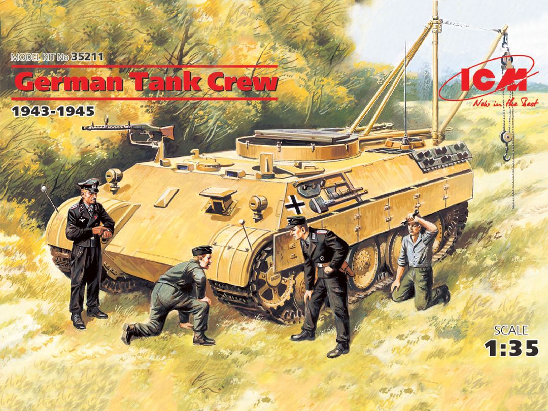 ICM 1/35 German Tank Crew (1943-1945) (4 figures)