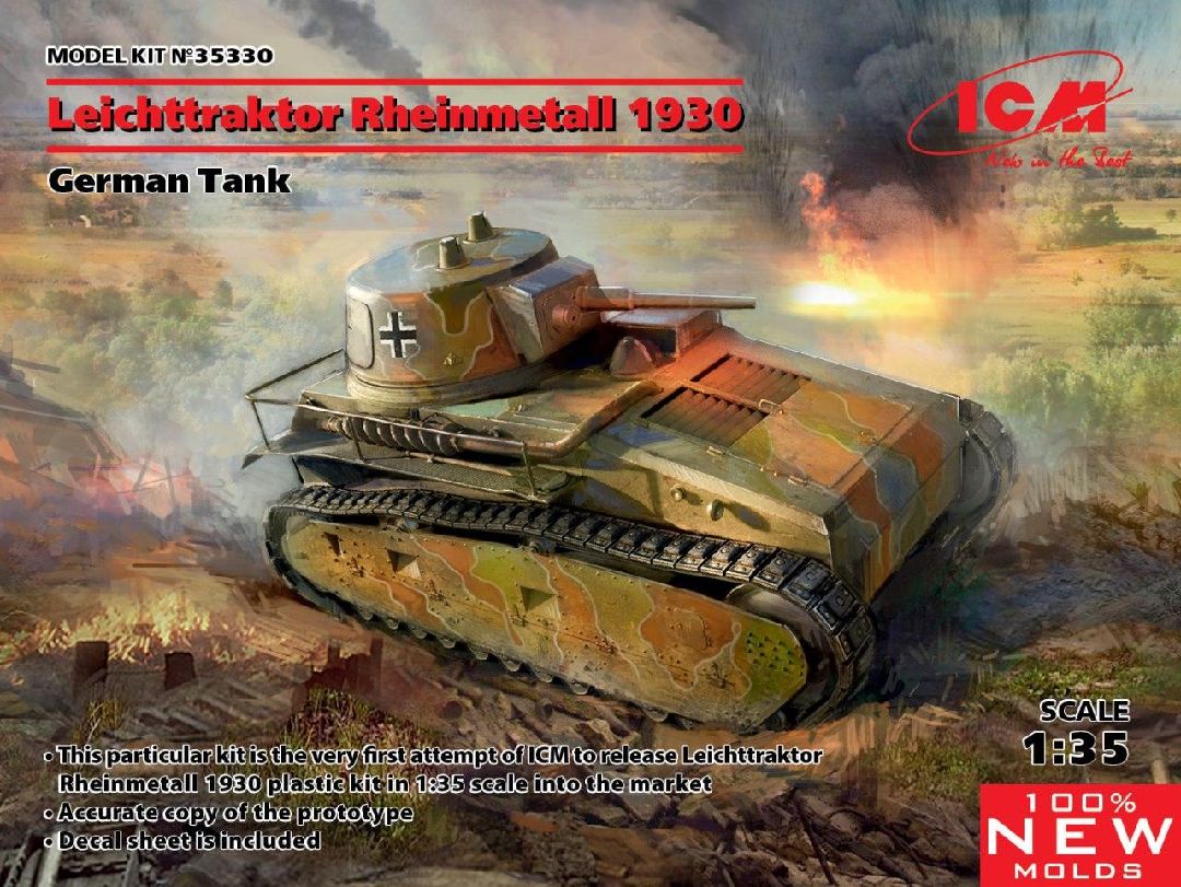 ICM 1/35 Leichttraktor Rheinmetall 1930, German Tank