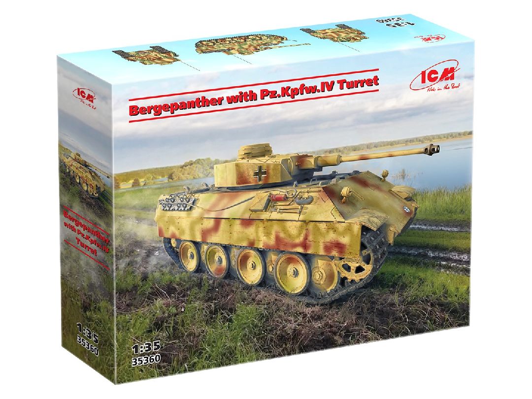 ICM 1/35 Bergepanther with Pz.Kpfw.IV Turret