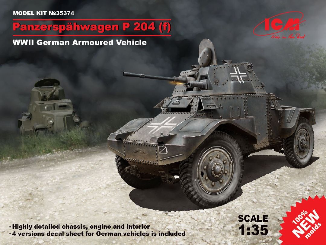 ICM 1/35 Panzerspähwagen P 204 (f)