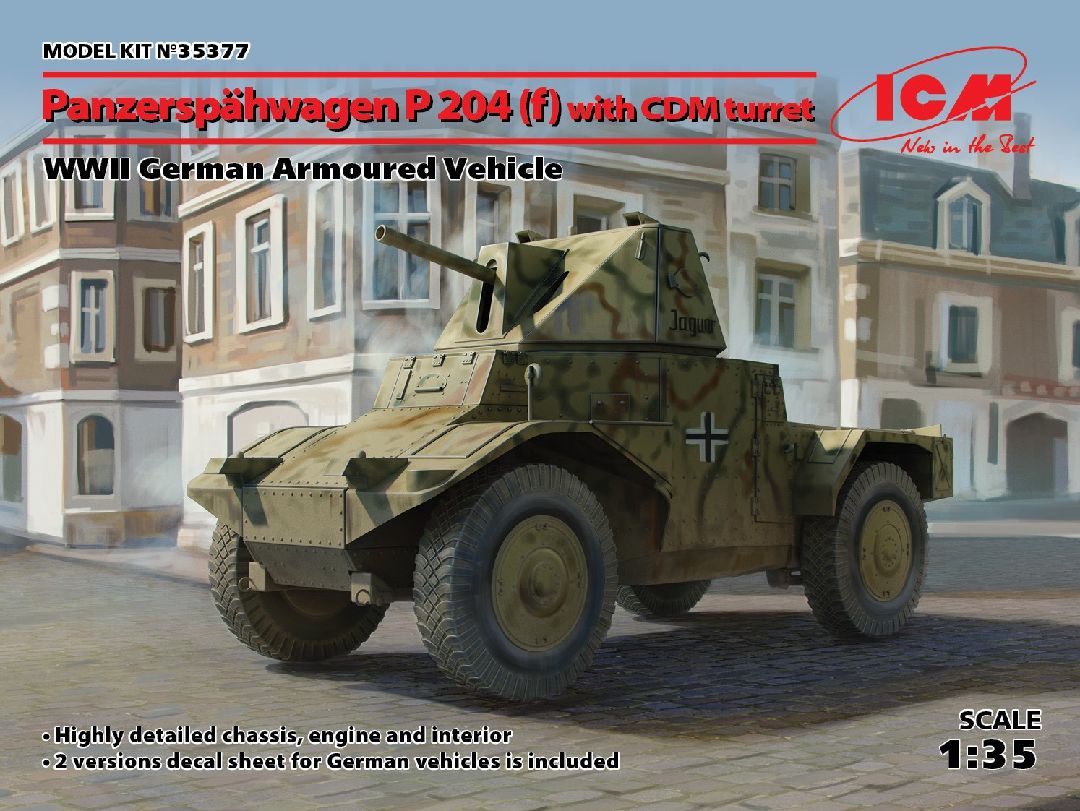 ICM 1/35 Panzerspähwagen P 204 (f) with CDM turret