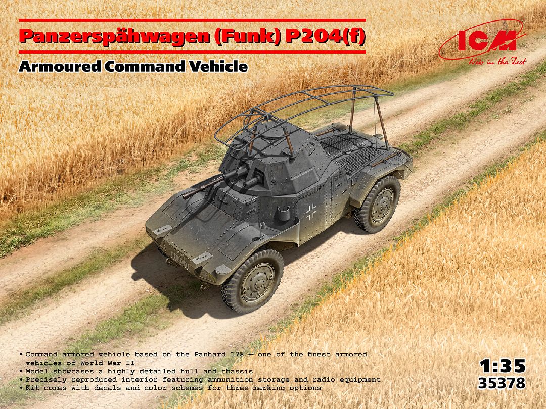 ICM Panzerspähwagen (Funk) P204(f), Armoured Command Vehicle