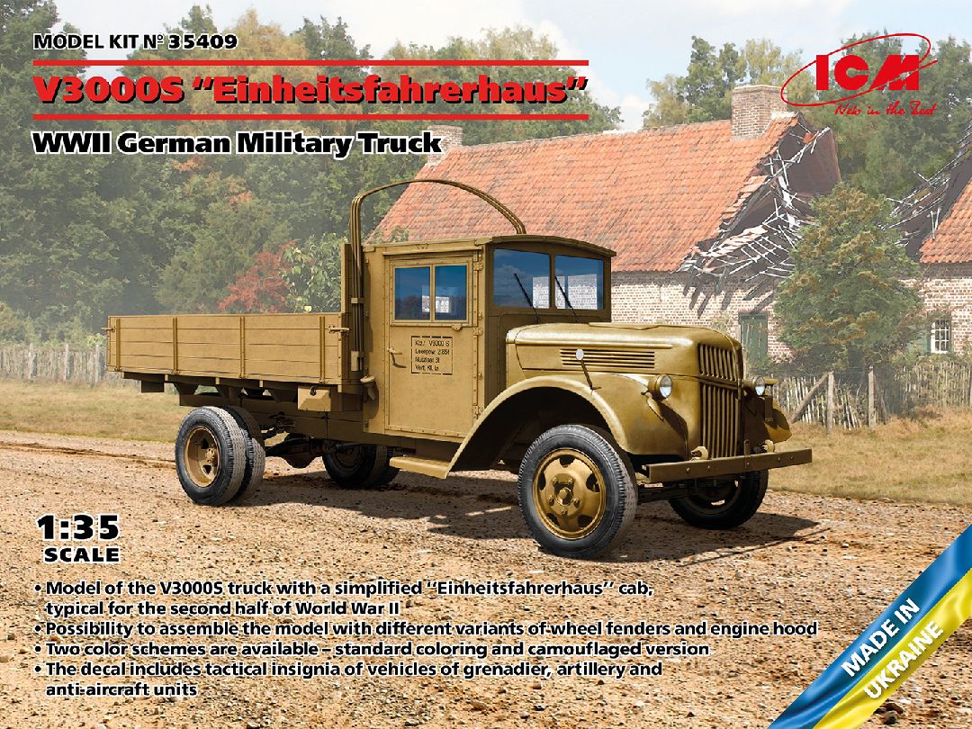 ICM 1/35 V3000S 'Einheitsfahrerhaus'
