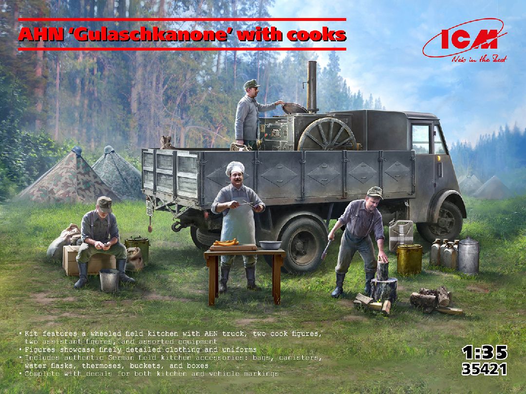 ICM 1/35 AHN 'Gulaschkanone' with cooks