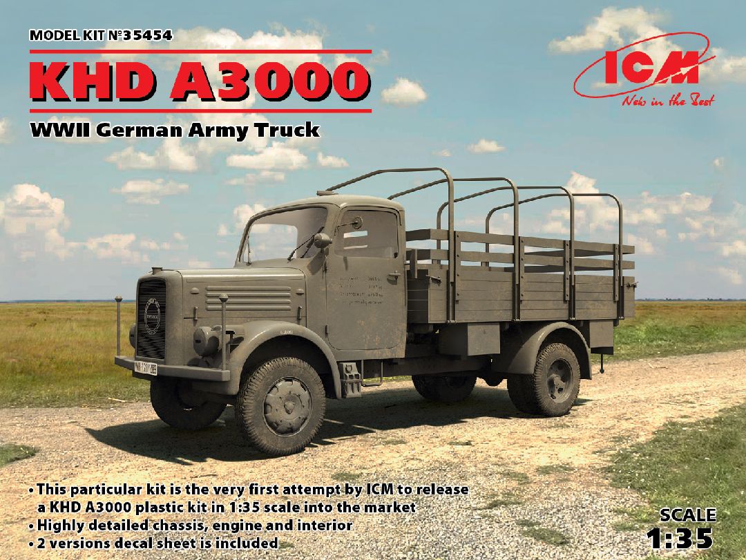 ICM 1/35 KHD A3000, WWII German Truck