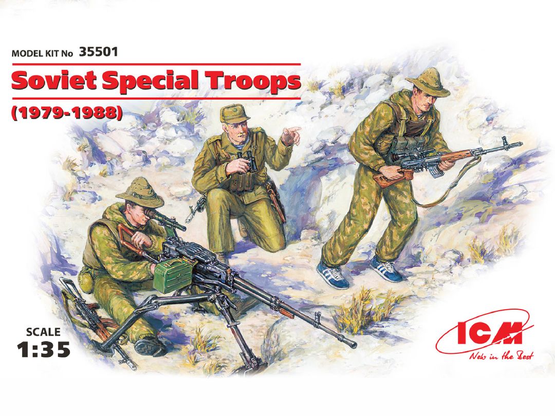 ICM 1/35 Soviet Special Troops (1979-1988) (3 figures)