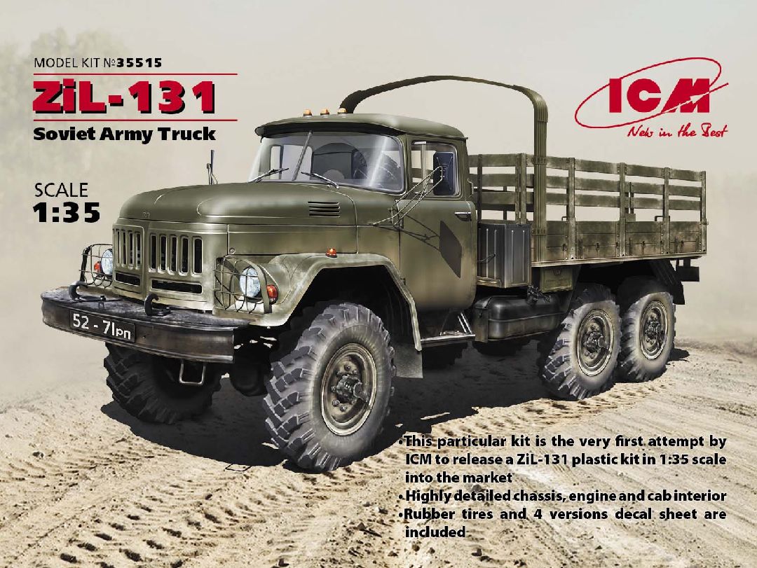 ICM 1/35 ZiL-131, Soviet Army Truck