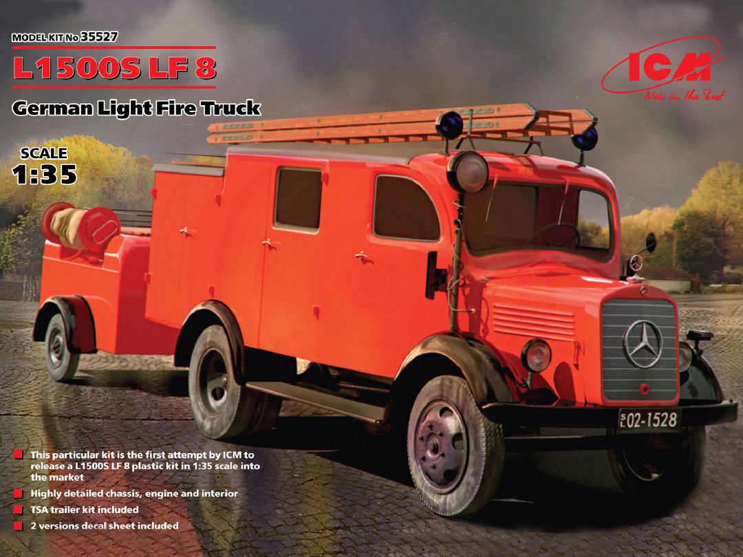 ICM 1/35 L1500S LF 8, German Light Fire Truck
