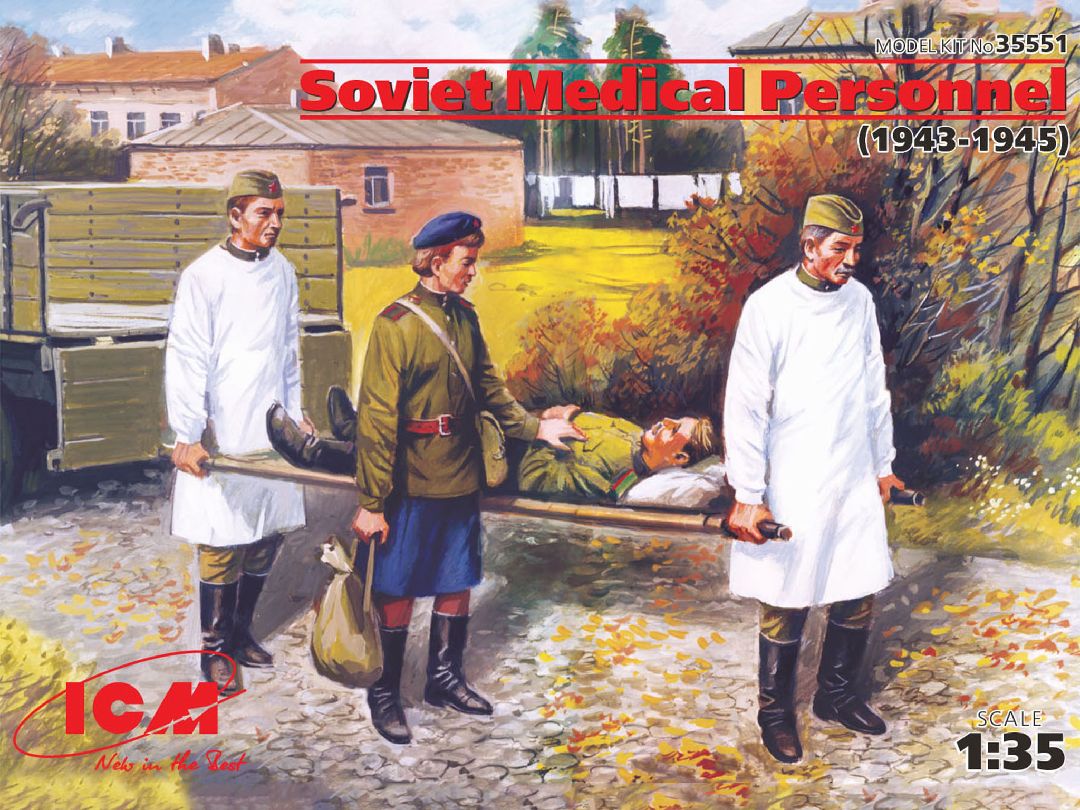 ICM 1/35 Soviet Medical Personnel (1943-1945) (4 figures)
