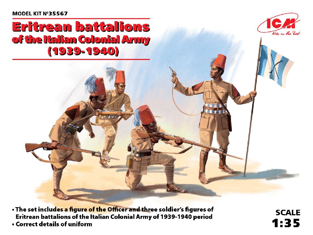 ICM 1/35 Eritrean battalions of Italian Army (1939-1940)