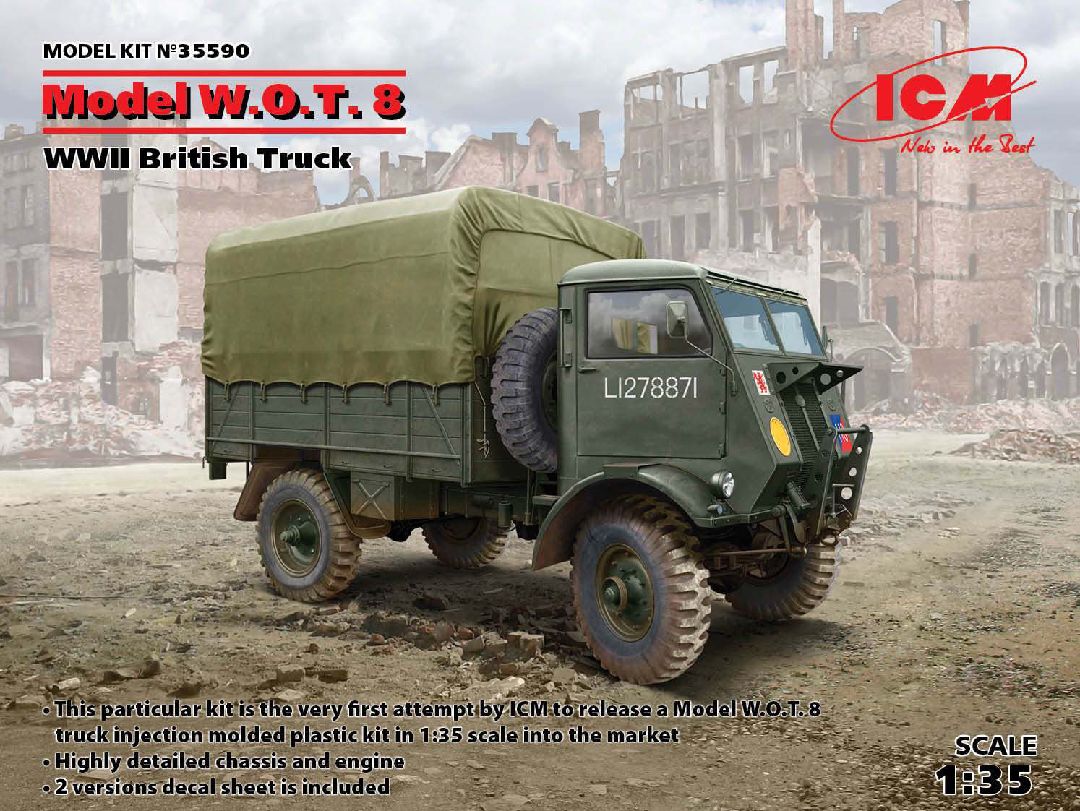 ICM 1/35 Model W.O.T. 8, WWII British Truck