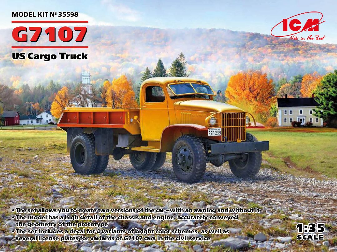ICM 1/35 G7107, US Cargo Truck