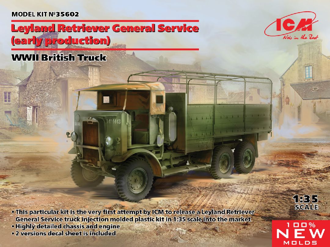 ICM 1/35 Leyland Retriever General (early prod) WWII Truck